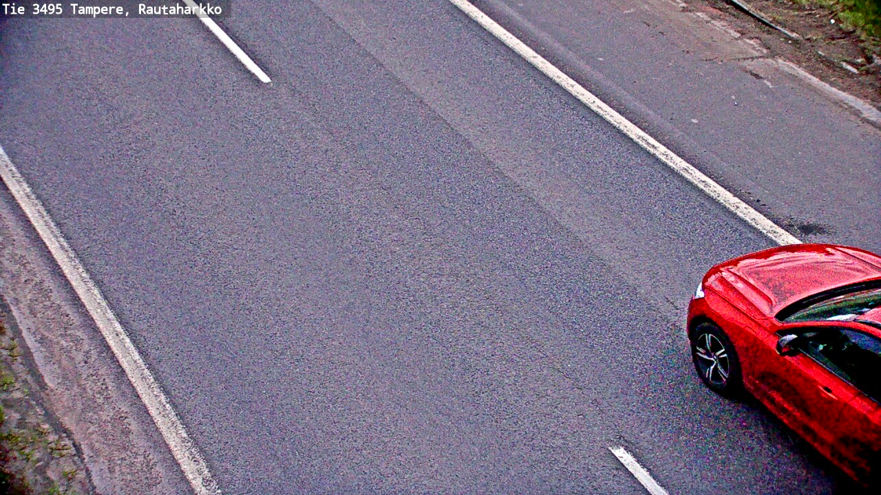 Weather Camera Image Road 3495 Tampere, Rautaharkko, Tampere, Pirkanmaa