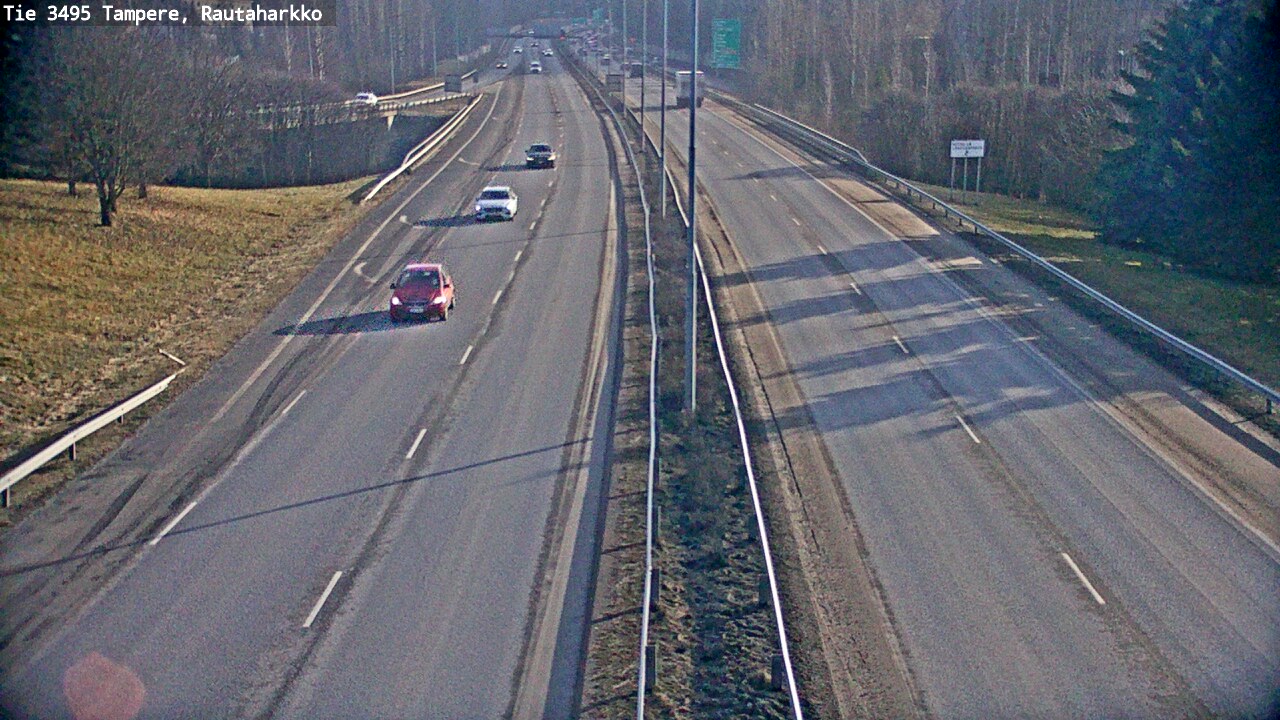 Weather Camera Image Road 3495 Tampere, Rautaharkko, Tampere, Pirkanmaa
