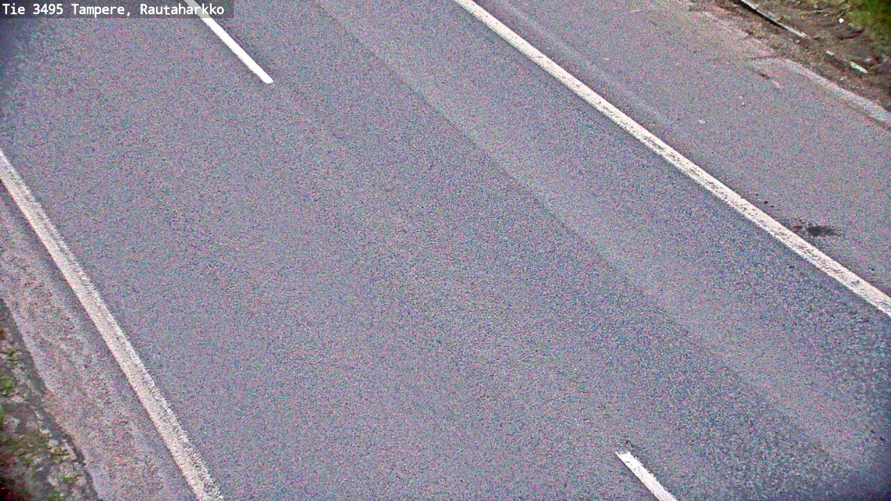Weather Camera Image Väg 3495 Tammerfors, Rautaharkko, Tampere, Pirkanmaa
