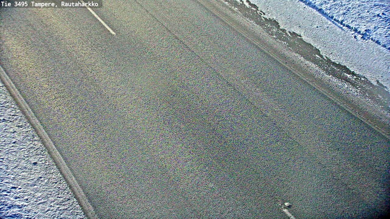 Weather Camera Image Väg 3495 Tammerfors, Rautaharkko, Tampere, Pirkanmaa