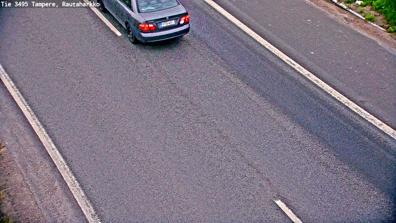 Weather Camera Image Road 3495 Tampere, Rautaharkko, Tampere, Pirkanmaa