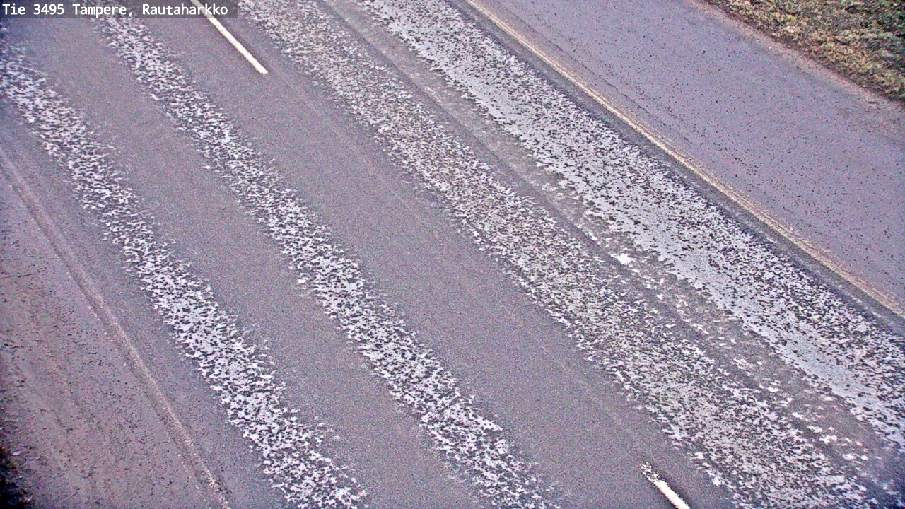 Weather Camera Image Road 3495 Tampere, Rautaharkko, Tampere, Pirkanmaa
