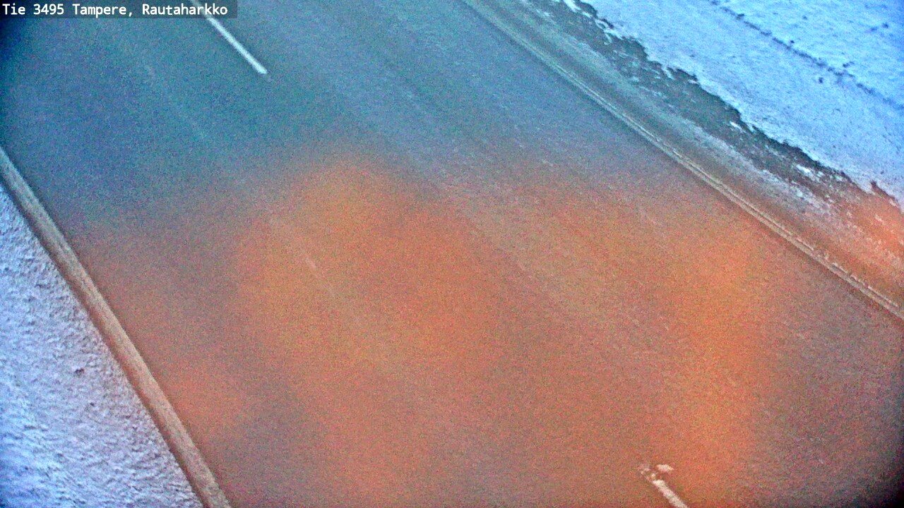 Weather Camera Image Road 3495 Tampere, Rautaharkko, Tampere, Pirkanmaa