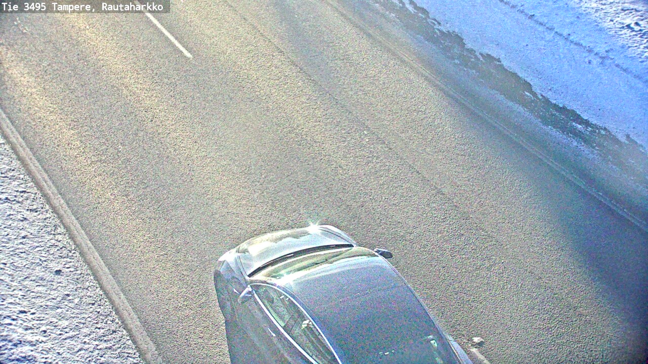 Weather Camera Image Road 3495 Tampere, Rautaharkko, Tampere, Pirkanmaa