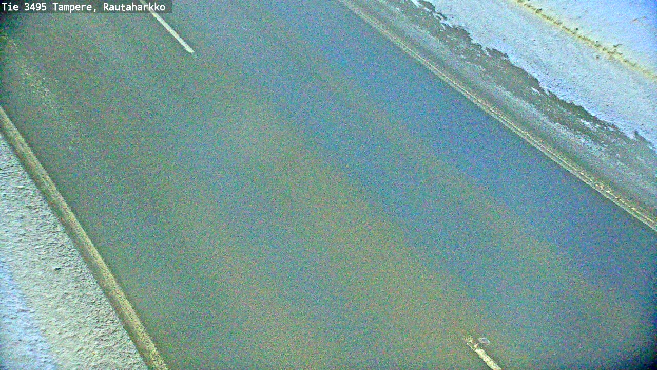 Weather Camera Image Road 3495 Tampere, Rautaharkko, Tampere, Pirkanmaa