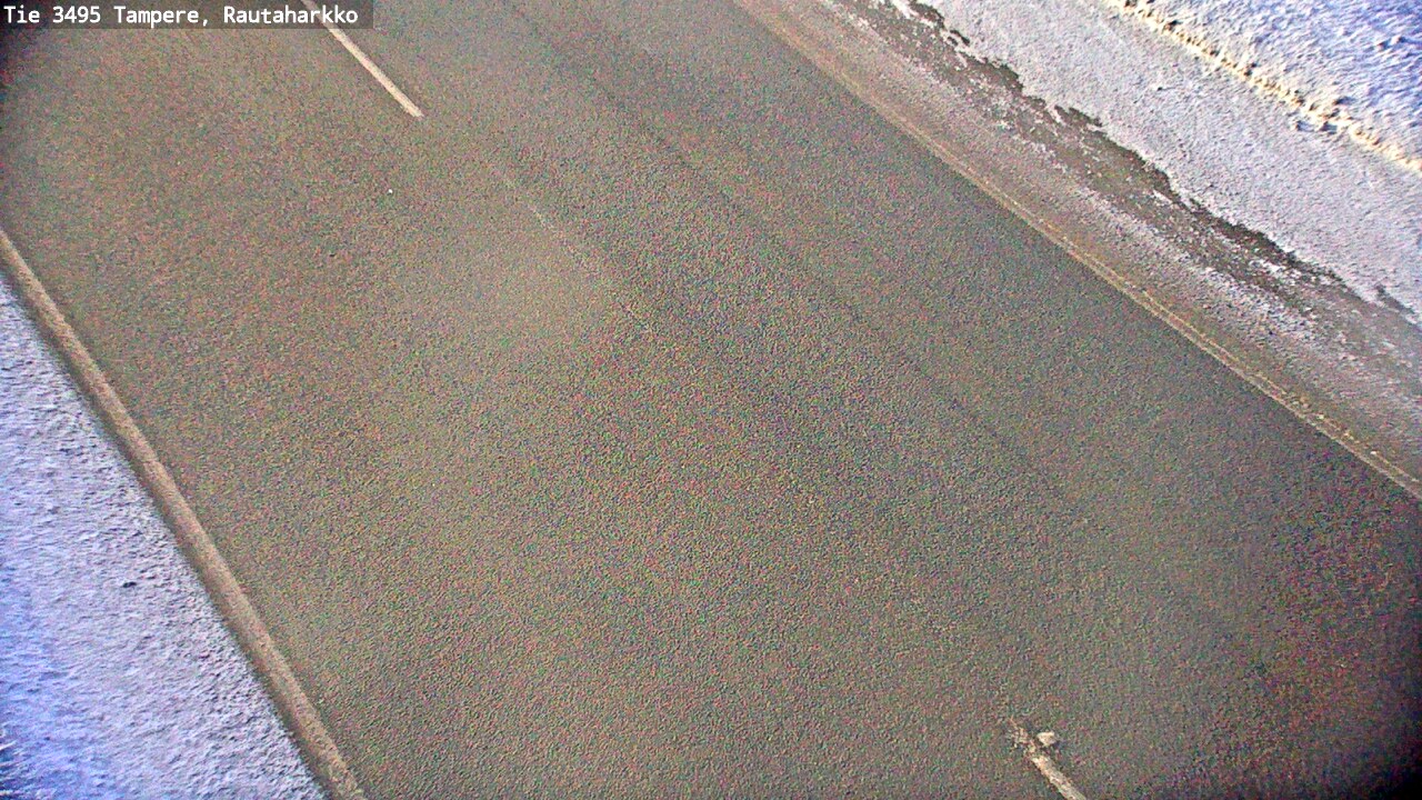 Weather Camera Image Väg 3495 Tammerfors, Rautaharkko, Tampere, Pirkanmaa