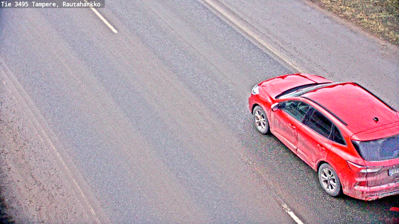 Weather Camera Image Road 3495 Tampere, Rautaharkko, Tampere, Pirkanmaa