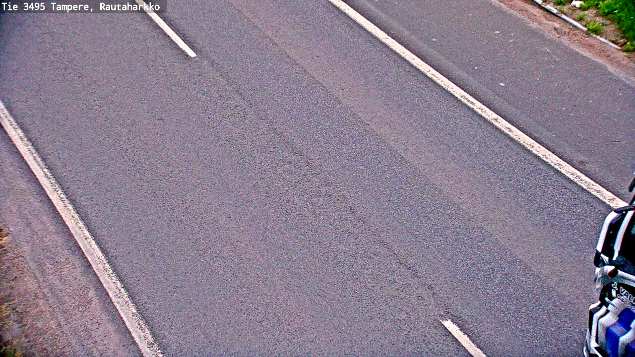 Weather Camera Image Road 3495 Tampere, Rautaharkko, Tampere, Pirkanmaa