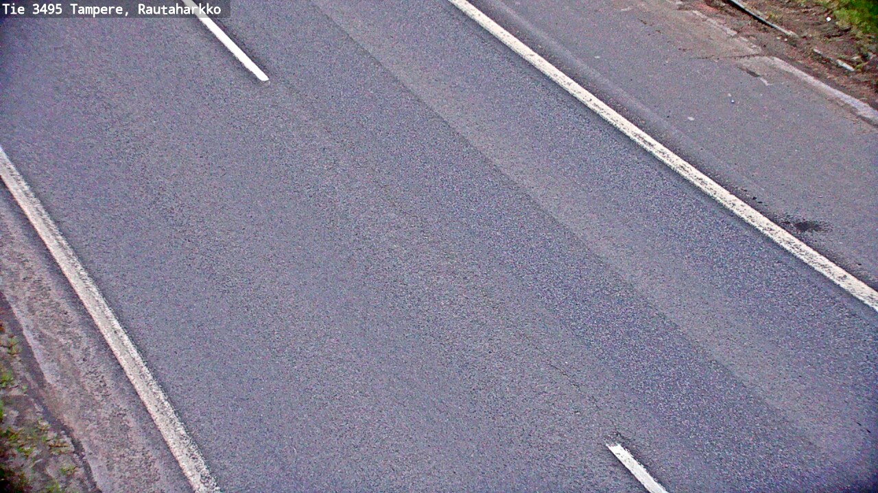 Weather Camera Image Väg 3495 Tammerfors, Rautaharkko, Tampere, Pirkanmaa