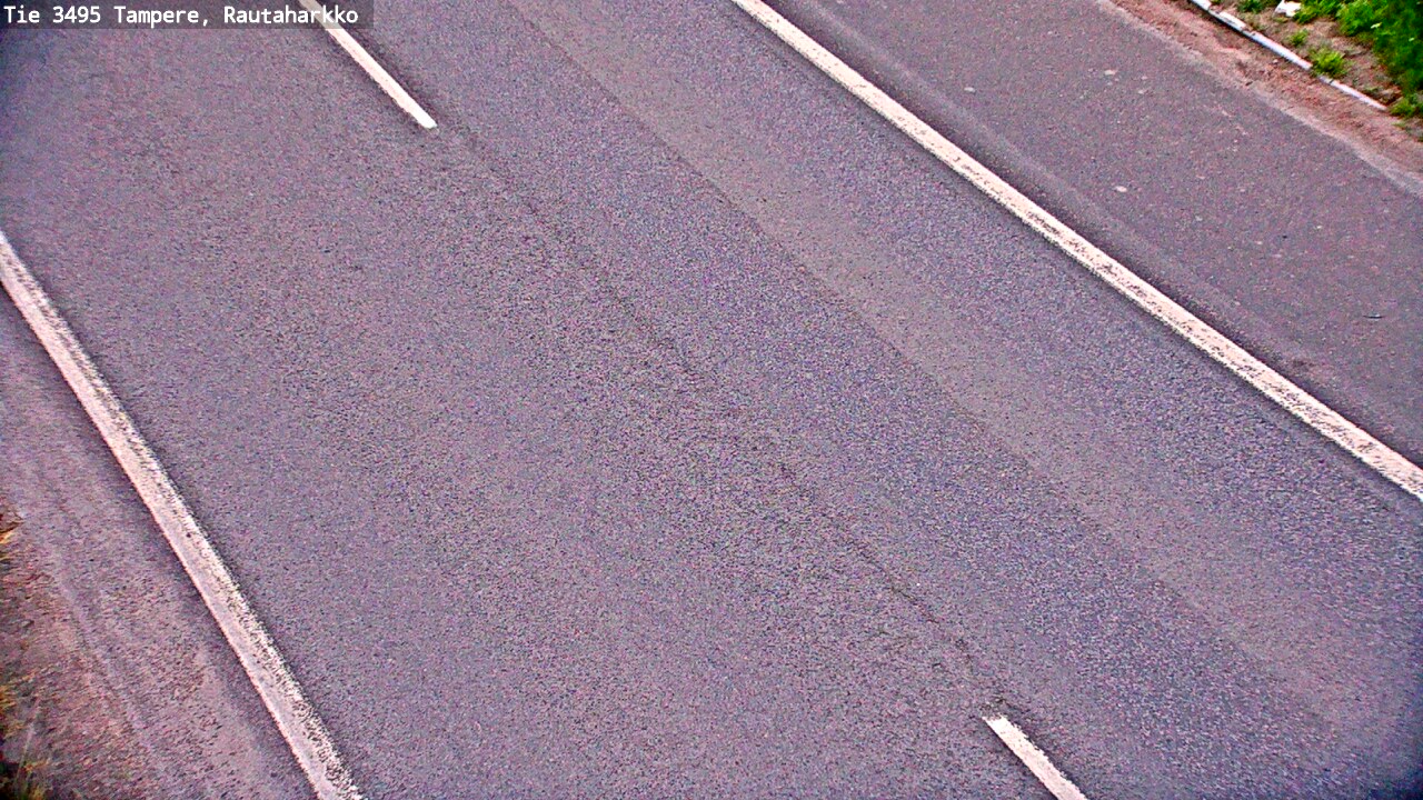 Weather Camera Image Road 3495 Tampere, Rautaharkko, Tampere, Pirkanmaa