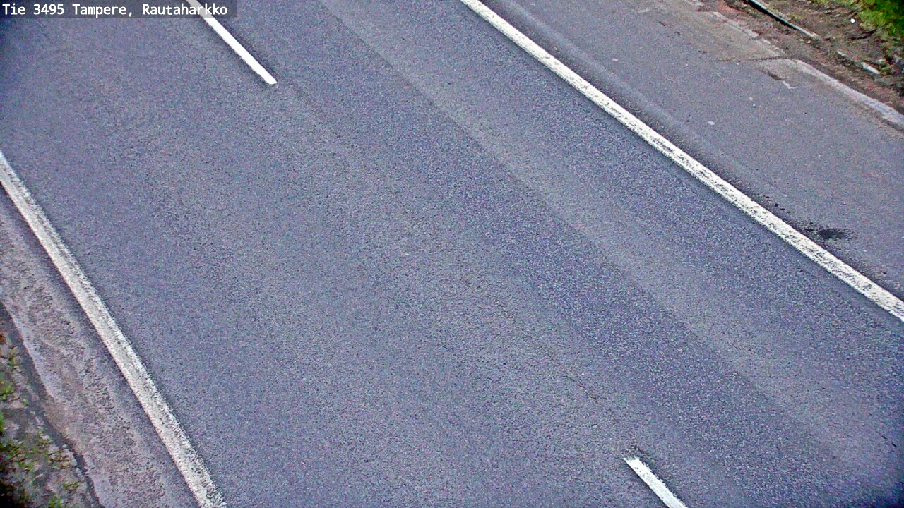 Weather Camera Image Väg 3495 Tammerfors, Rautaharkko, Tampere, Pirkanmaa