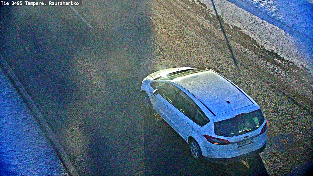 Weather Camera Image Road 3495 Tampere, Rautaharkko, Tampere, Pirkanmaa
