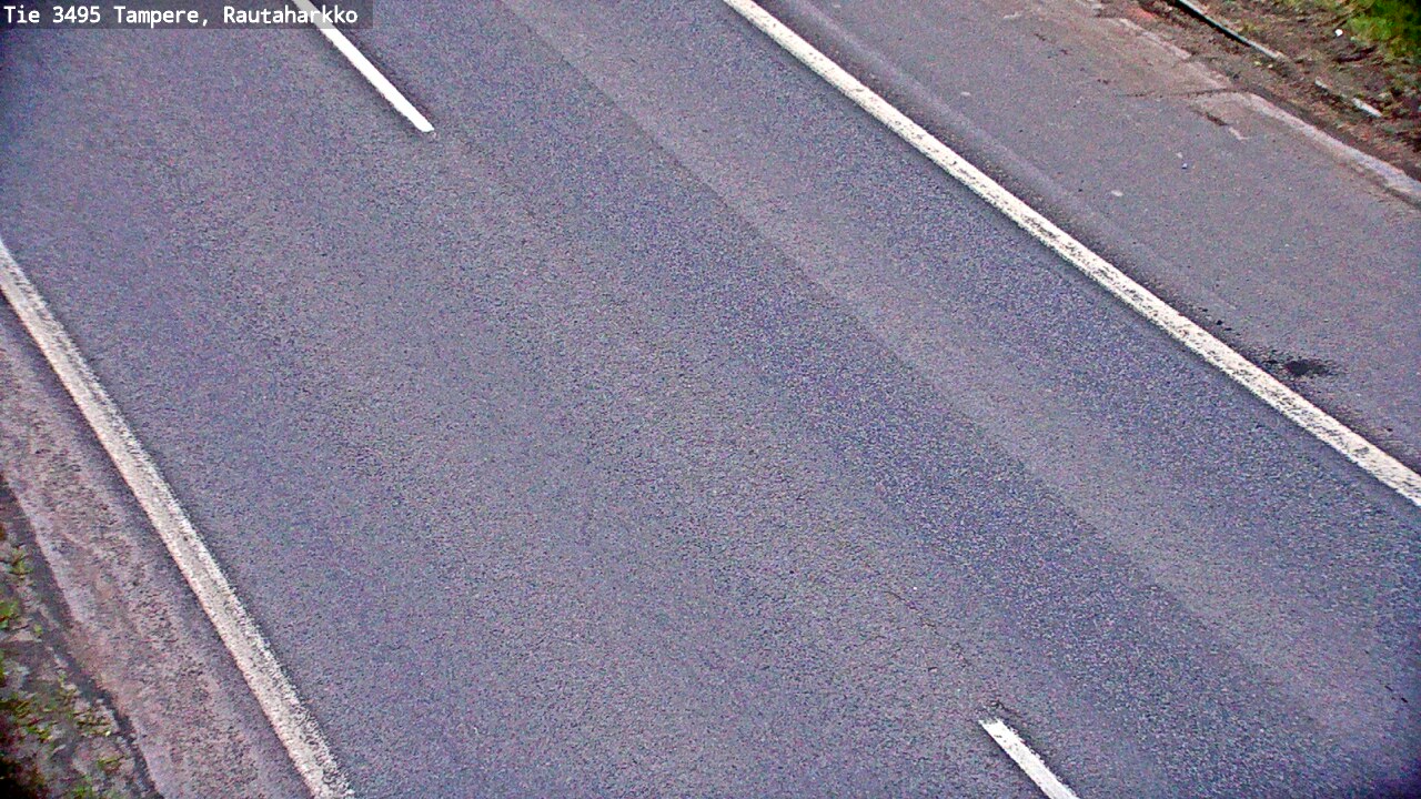 Weather Camera Image Väg 3495 Tammerfors, Rautaharkko, Tampere, Pirkanmaa