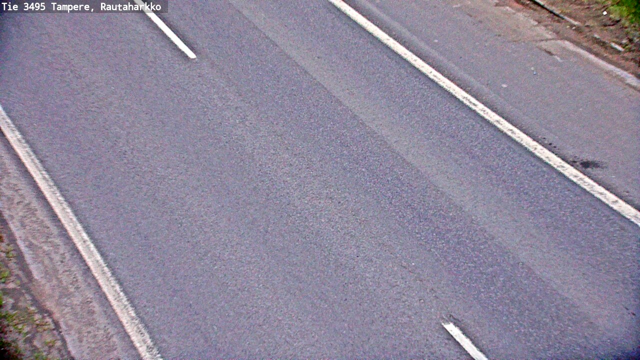 Weather Camera Image Väg 3495 Tammerfors, Rautaharkko, Tampere, Pirkanmaa