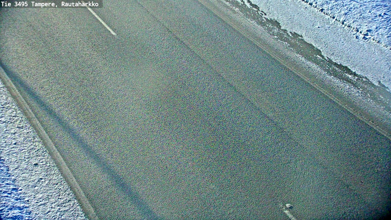 Weather Camera Image Väg 3495 Tammerfors, Rautaharkko, Tampere, Pirkanmaa