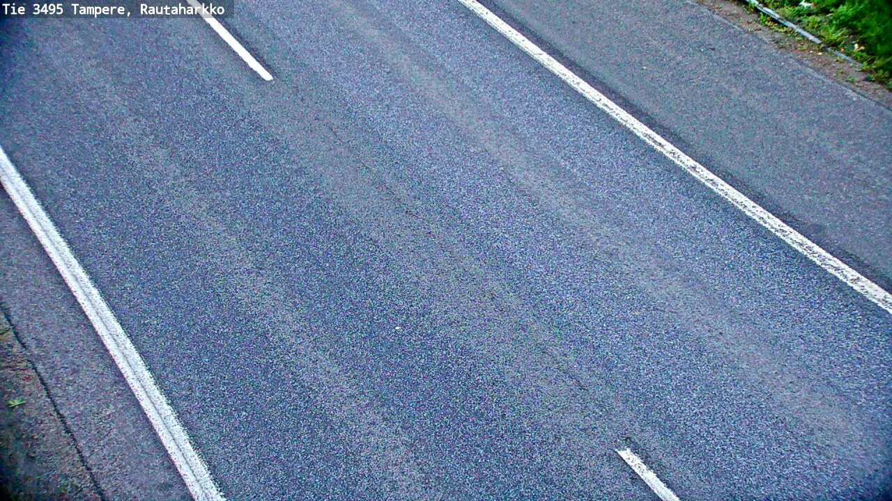 Weather Camera Image Road 3495 Tampere, Rautaharkko, Tampere, Pirkanmaa