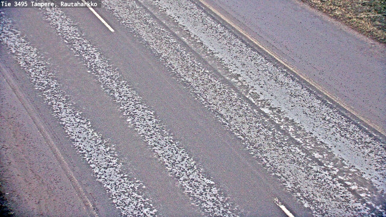Weather Camera Image Road 3495 Tampere, Rautaharkko, Tampere, Pirkanmaa