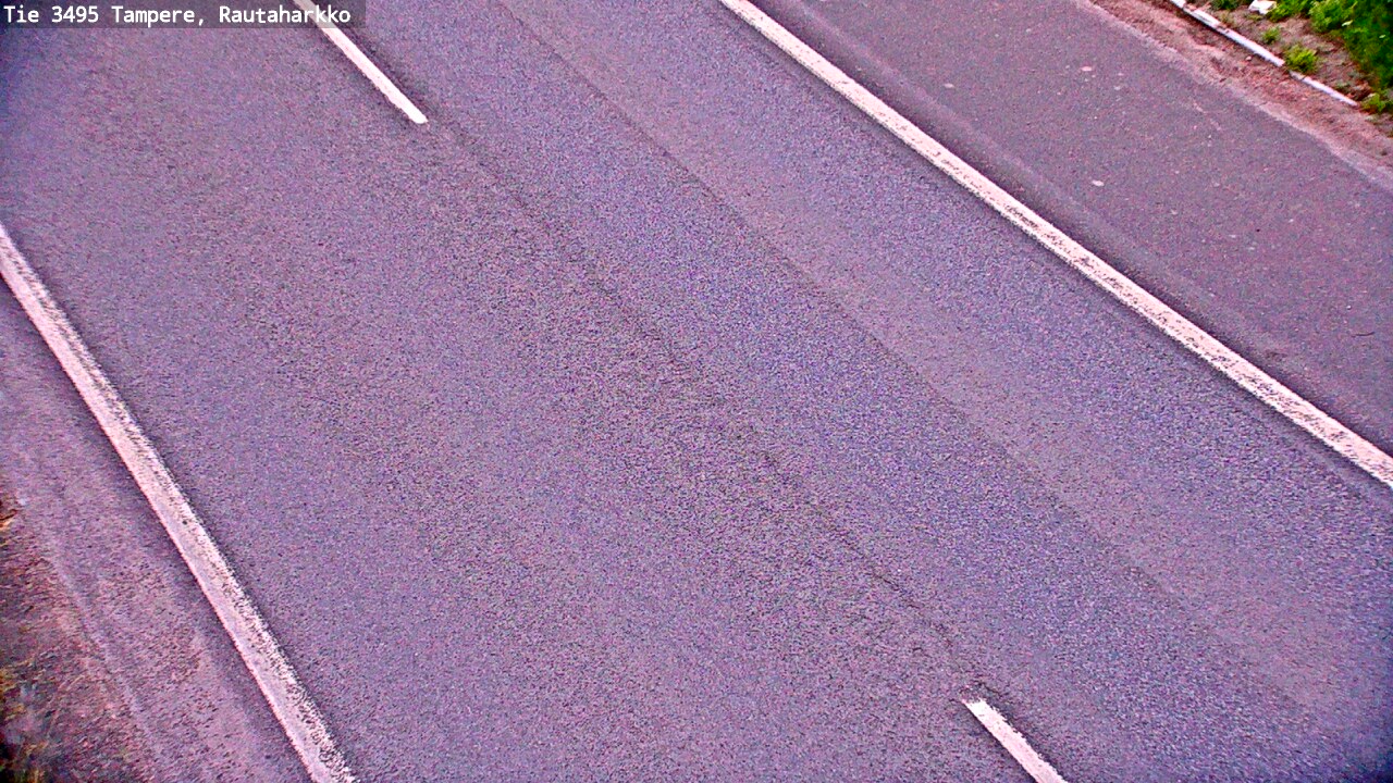 Weather Camera Image Road 3495 Tampere, Rautaharkko, Tampere, Pirkanmaa
