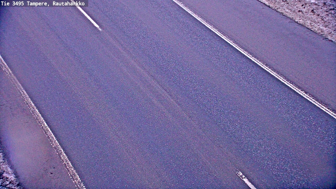 Weather Camera Image Road 3495 Tampere, Rautaharkko, Tampere, Pirkanmaa