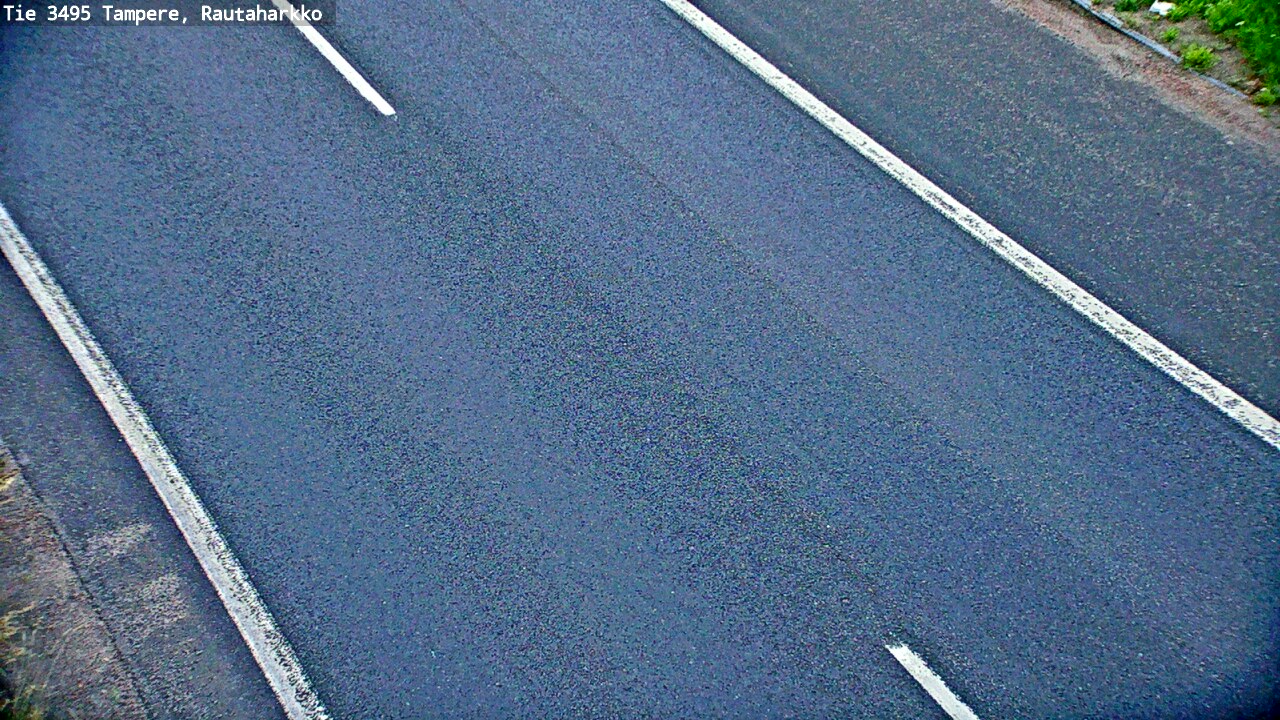 Weather Camera Image Road 3495 Tampere, Rautaharkko, Tampere, Pirkanmaa