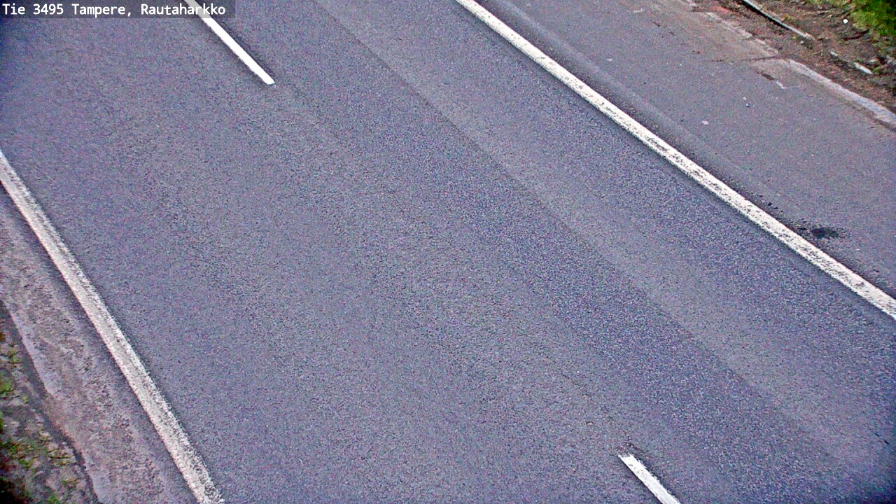 Weather Camera Image Väg 3495 Tammerfors, Rautaharkko, Tampere, Pirkanmaa