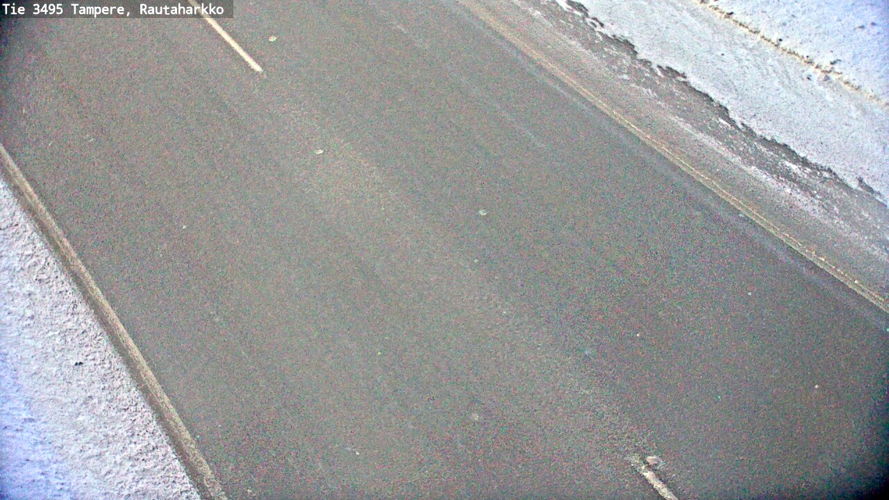 Weather Camera Image Väg 3495 Tammerfors, Rautaharkko, Tampere, Pirkanmaa