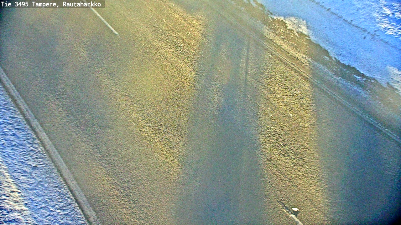 Weather Camera Image Road 3495 Tampere, Rautaharkko, Tampere, Pirkanmaa