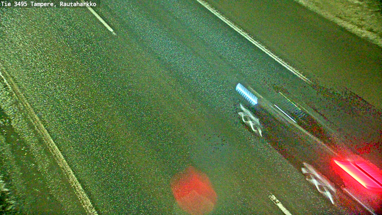 Weather Camera Image Road 3495 Tampere, Rautaharkko, Tampere, Pirkanmaa