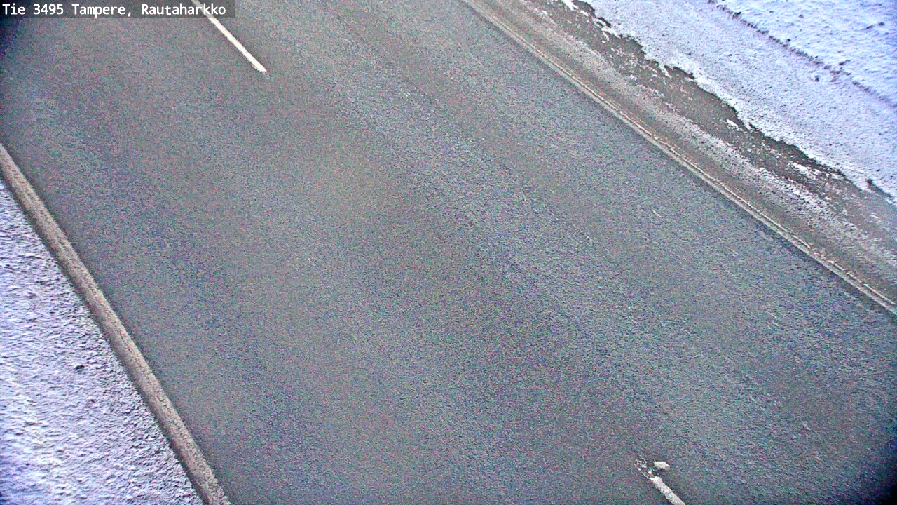 Weather Camera Image Road 3495 Tampere, Rautaharkko, Tampere, Pirkanmaa