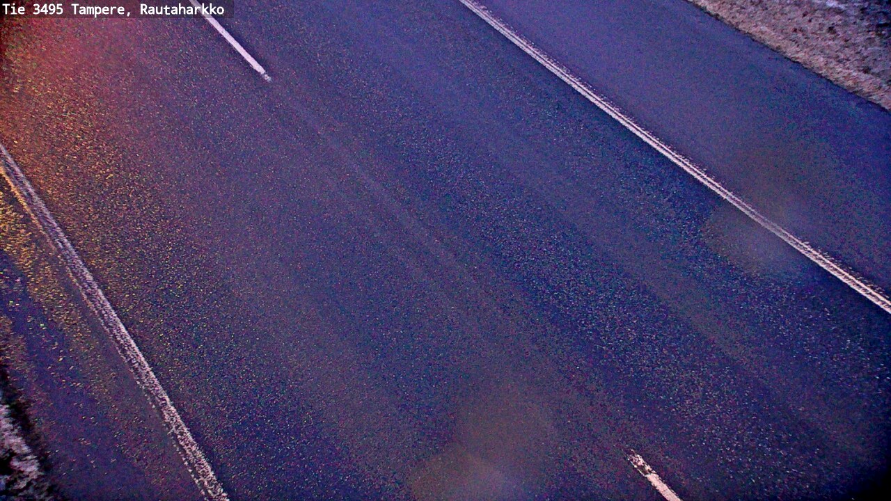 Weather Camera Image Road 3495 Tampere, Rautaharkko, Tampere, Pirkanmaa