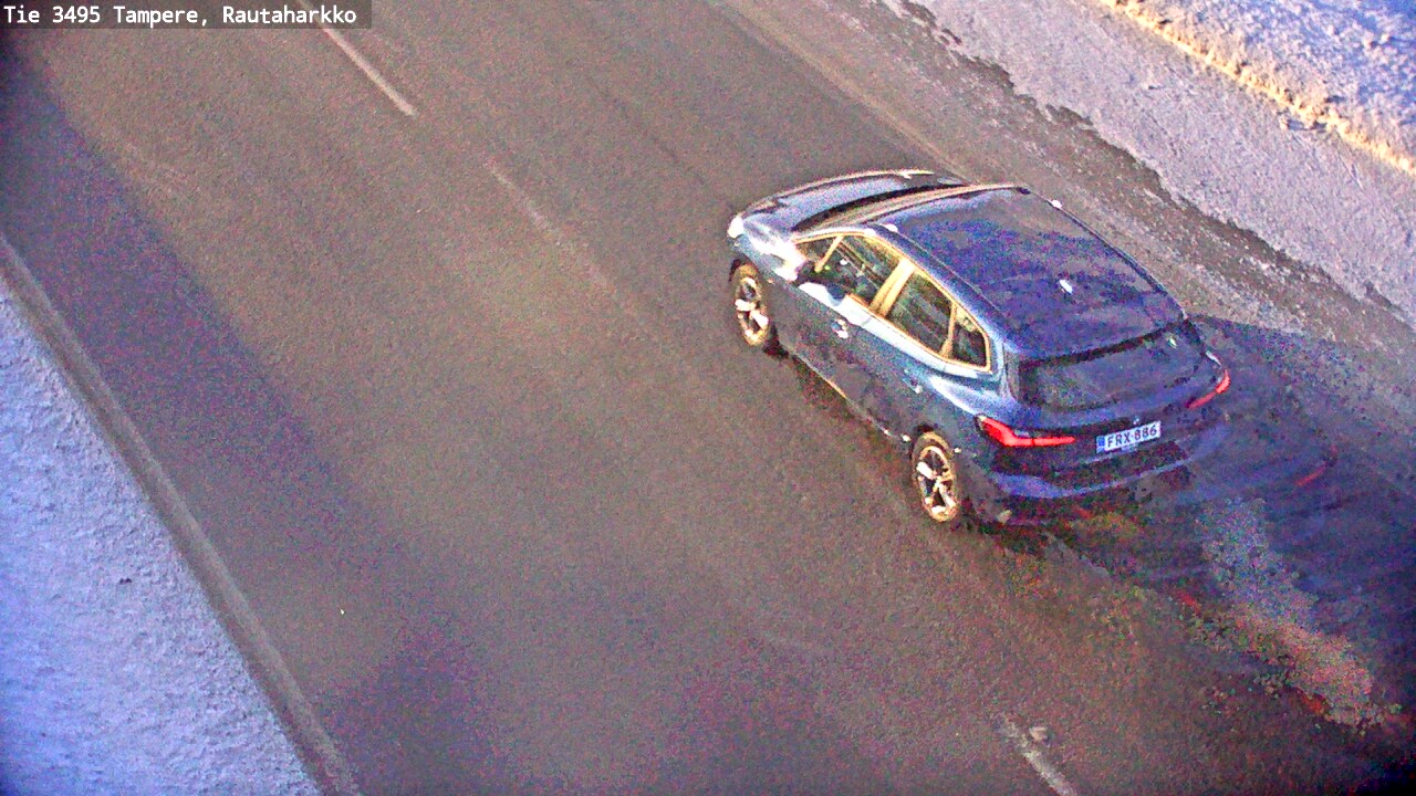 Weather Camera Image Väg 3495 Tammerfors, Rautaharkko, Tampere, Pirkanmaa