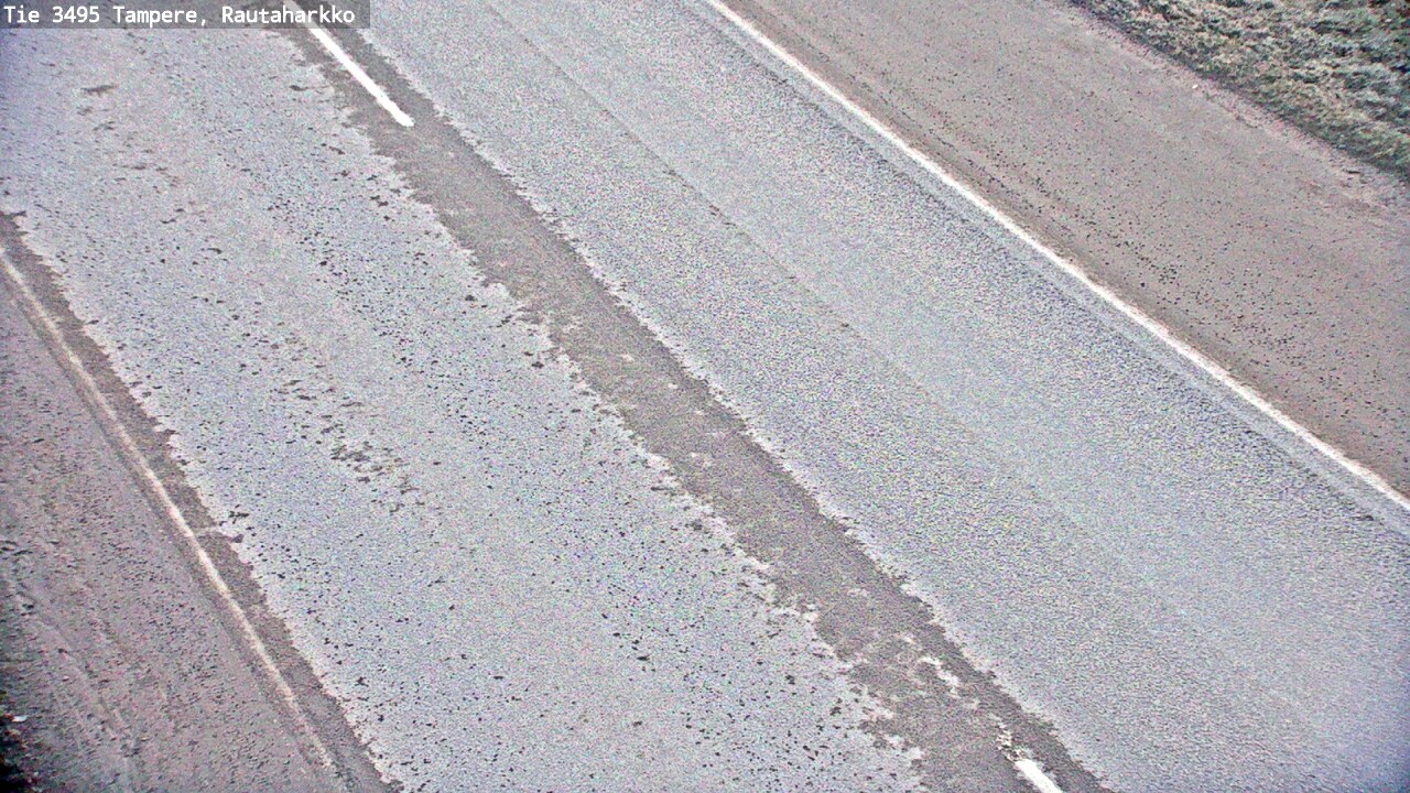 Weather Camera Image Road 3495 Tampere, Rautaharkko, Tampere, Pirkanmaa