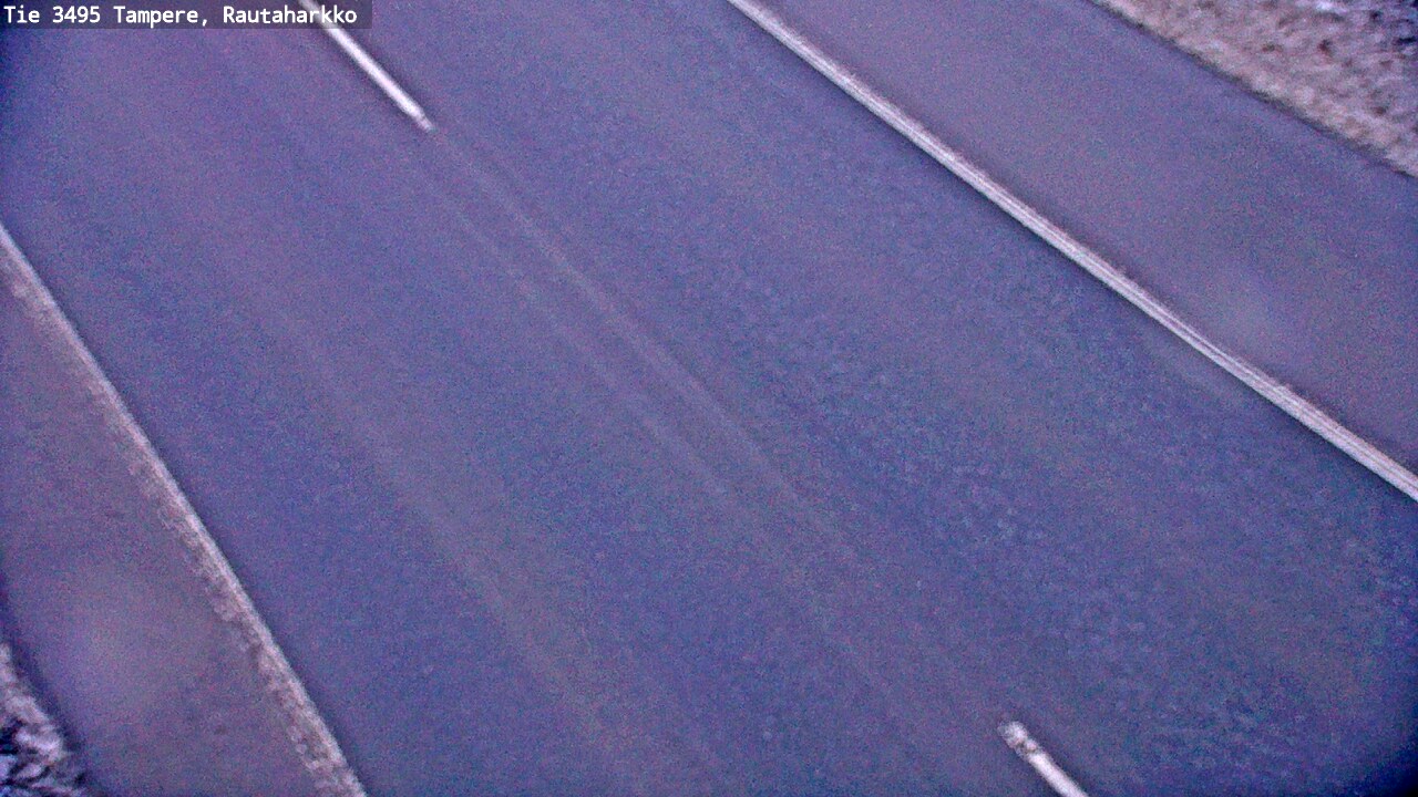 Weather Camera Image Road 3495 Tampere, Rautaharkko, Tampere, Pirkanmaa