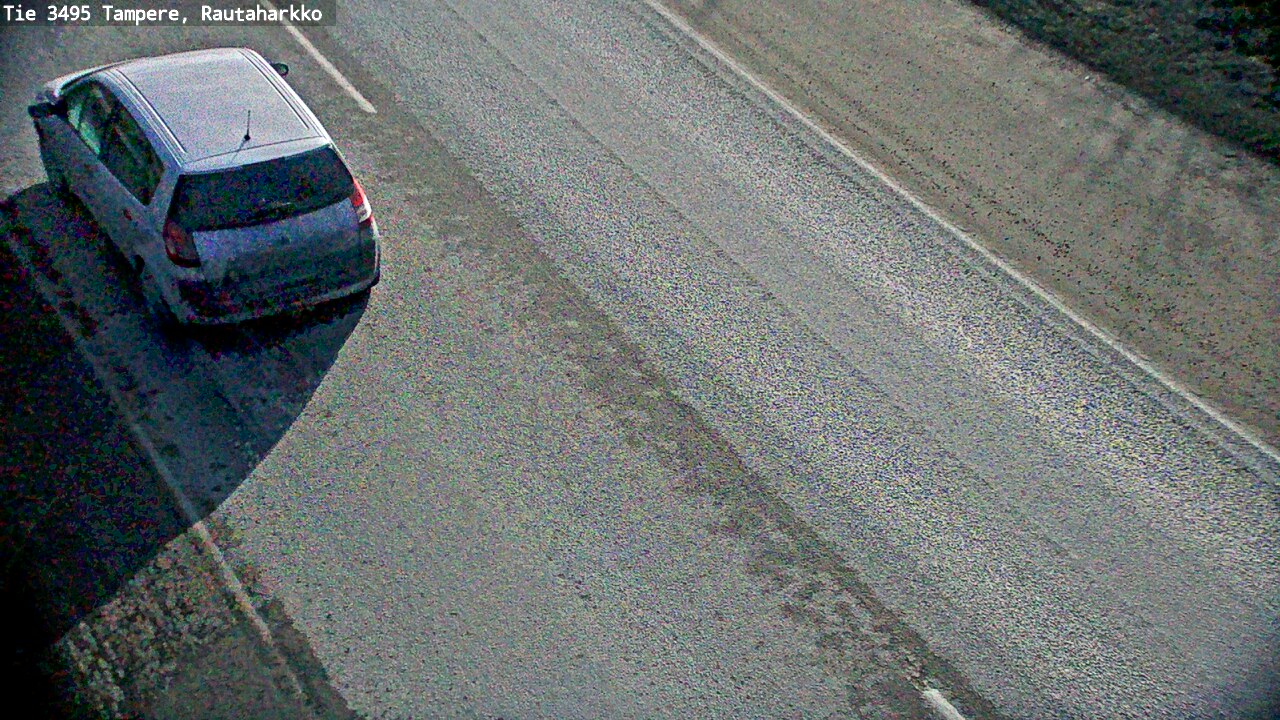 Weather Camera Image Road 3495 Tampere, Rautaharkko, Tampere, Pirkanmaa