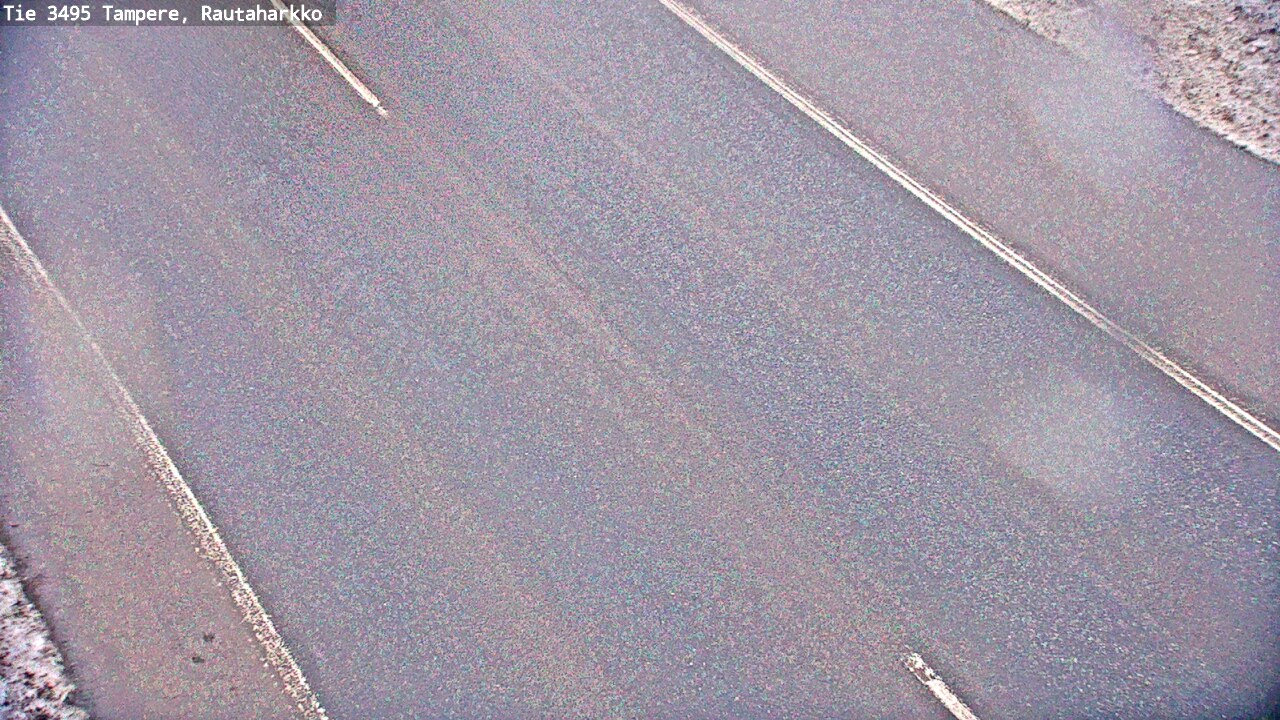 Weather Camera Image Road 3495 Tampere, Rautaharkko, Tampere, Pirkanmaa