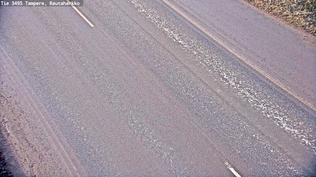 Weather Camera Image Road 3495 Tampere, Rautaharkko, Tampere, Pirkanmaa