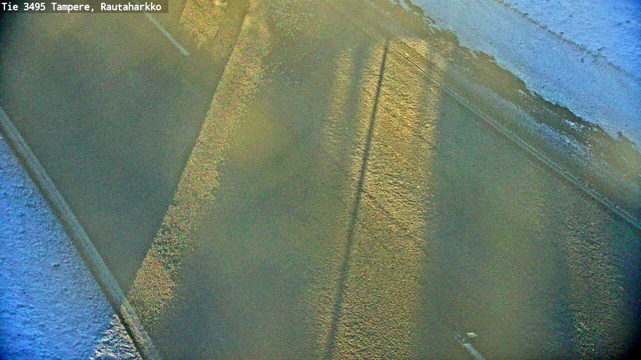 Weather Camera Image Road 3495 Tampere, Rautaharkko, Tampere, Pirkanmaa