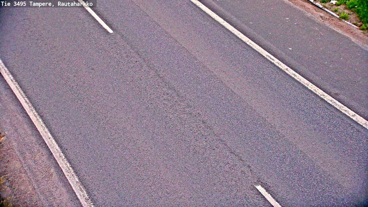 Weather Camera Image Road 3495 Tampere, Rautaharkko, Tampere, Pirkanmaa