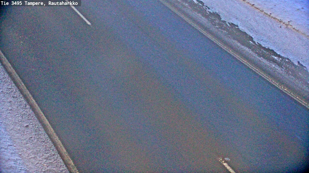 Weather Camera Image Road 3495 Tampere, Rautaharkko, Tampere, Pirkanmaa