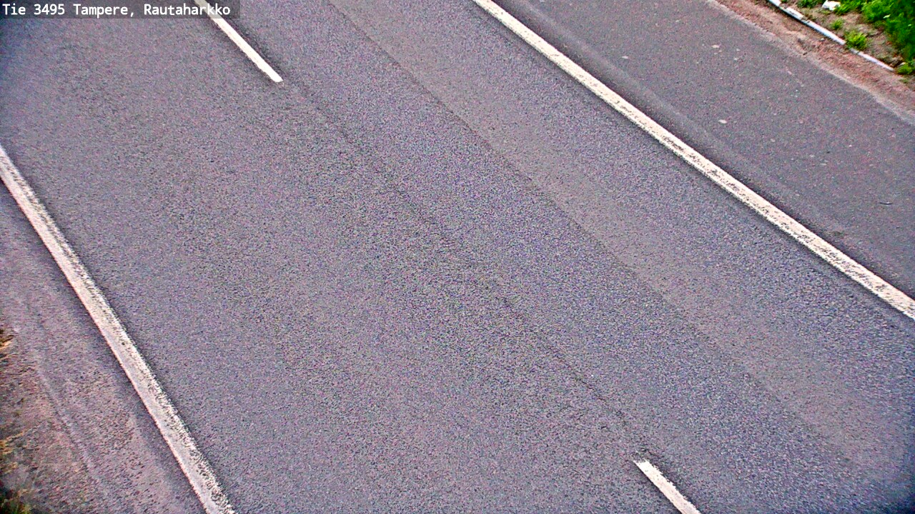 Weather Camera Image Road 3495 Tampere, Rautaharkko, Tampere, Pirkanmaa