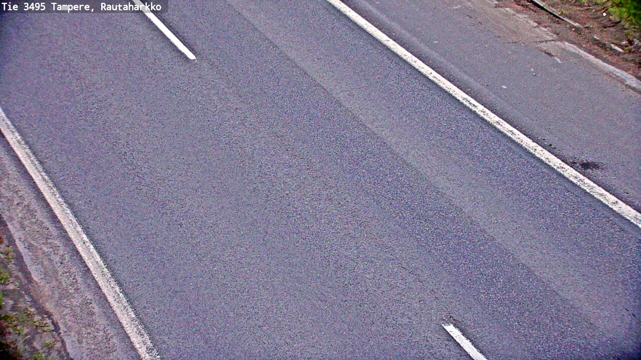 Weather Camera Image Väg 3495 Tammerfors, Rautaharkko, Tampere, Pirkanmaa