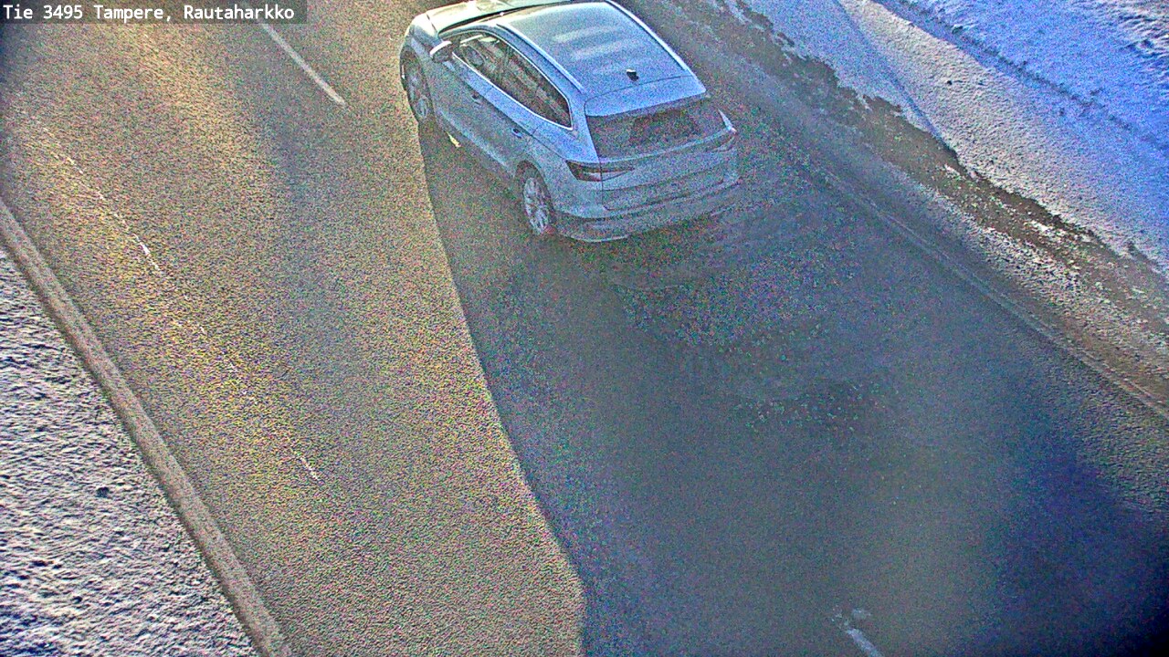 Weather Camera Image Road 3495 Tampere, Rautaharkko, Tampere, Pirkanmaa