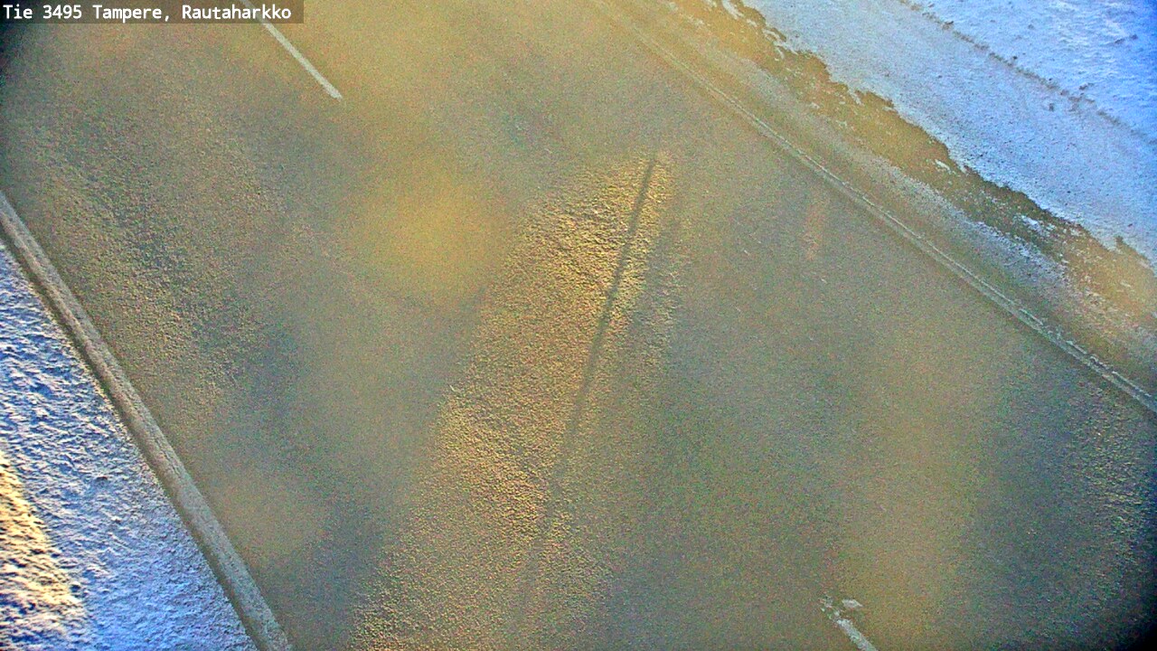 Weather Camera Image Road 3495 Tampere, Rautaharkko, Tampere, Pirkanmaa