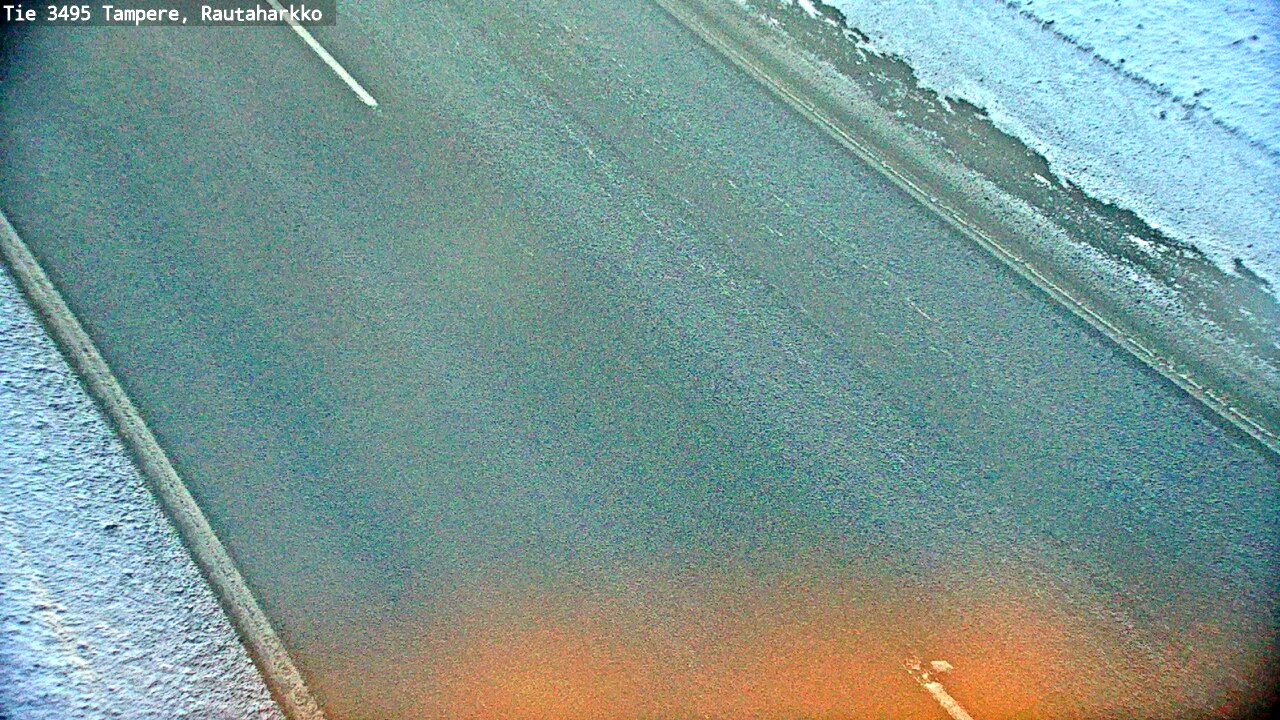 Weather Camera Image Road 3495 Tampere, Rautaharkko, Tampere, Pirkanmaa