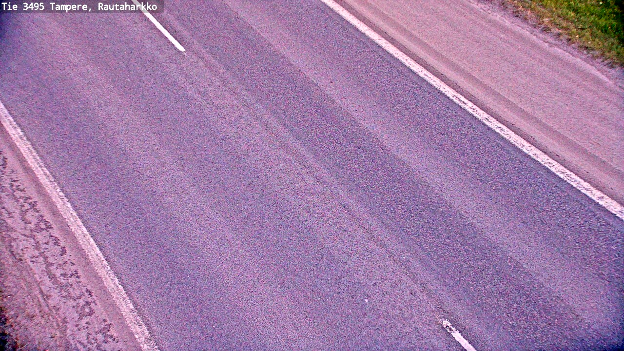 Weather Camera Image Road 3495 Tampere, Rautaharkko, Tampere, Pirkanmaa
