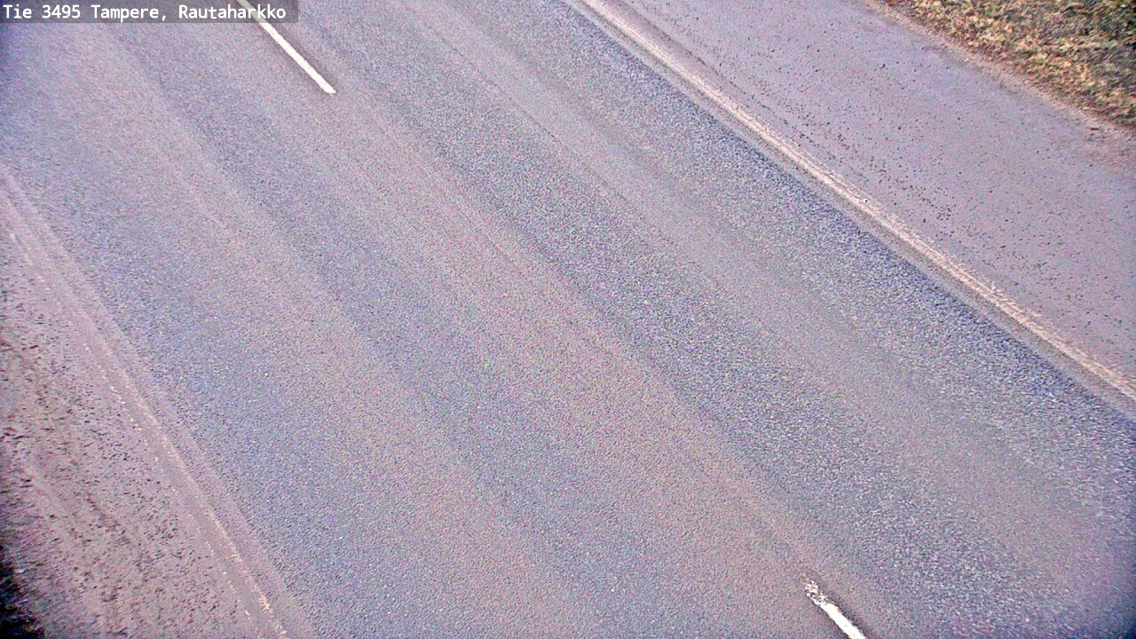 Weather Camera Image Road 3495 Tampere, Rautaharkko, Tampere, Pirkanmaa