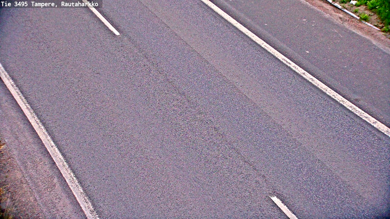 Weather Camera Image Road 3495 Tampere, Rautaharkko, Tampere, Pirkanmaa