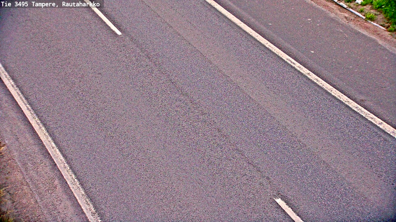 Weather Camera Image Road 3495 Tampere, Rautaharkko, Tampere, Pirkanmaa