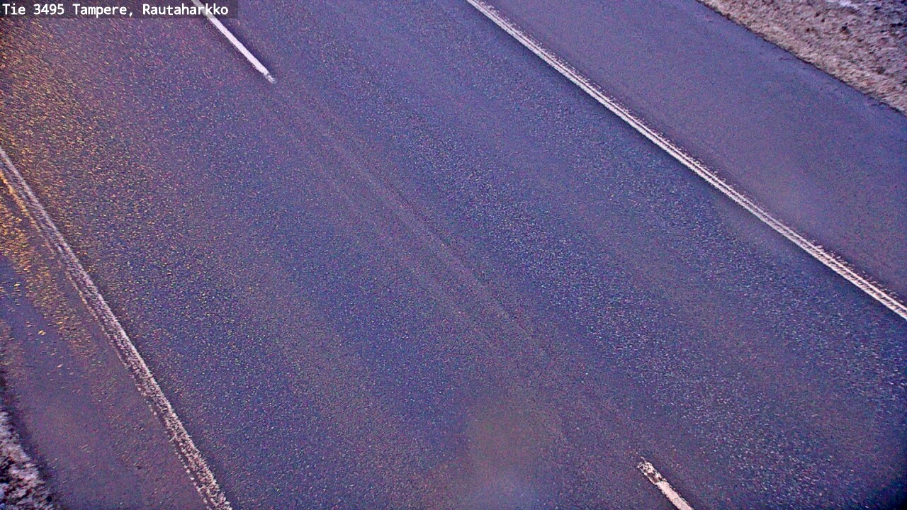 Weather Camera Image Road 3495 Tampere, Rautaharkko, Tampere, Pirkanmaa