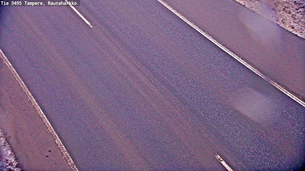 Weather Camera Image Road 3495 Tampere, Rautaharkko, Tampere, Pirkanmaa